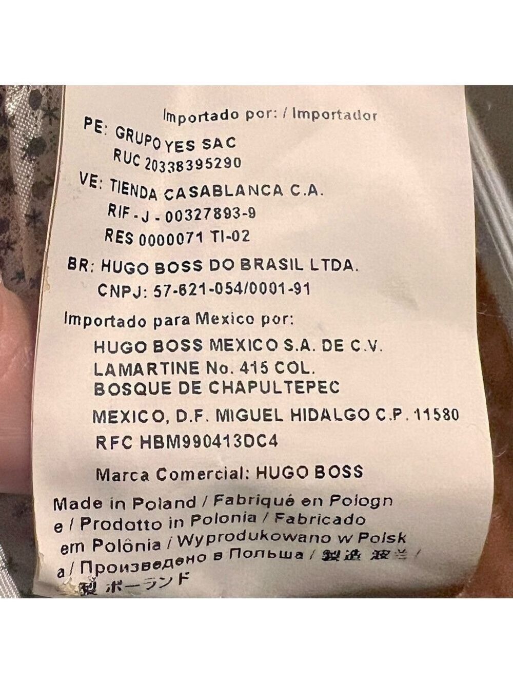 BOSS Hugo Boss metallic asymmetrical skirt. Size 6. Made in Portugal. - Picture 9 of 10